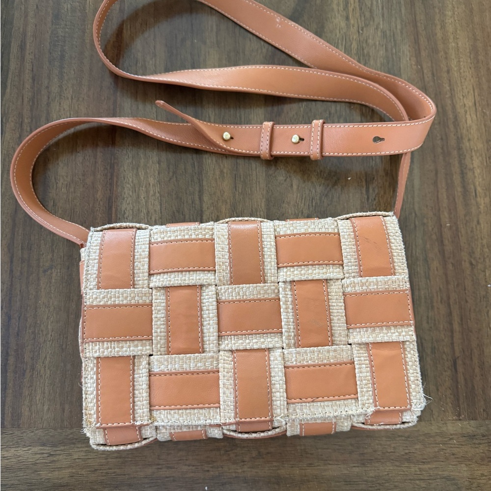 J. McLaughlin Una Leather & Rafa Crossbody Bag